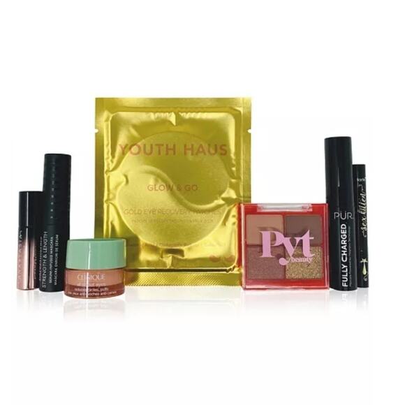 BEAUTY & COSMETICS 7 PC SET BEST OF EYES MASCARA, EYE CREAM, EYESHADOW, EYELINER - Picture 3 of 9
